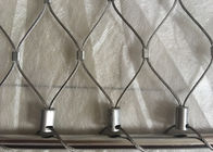SUS 304 / 316 1.2 To 4.0 MM Stainless Steel Rope Wire Mesh Rolls For Plant Trellis