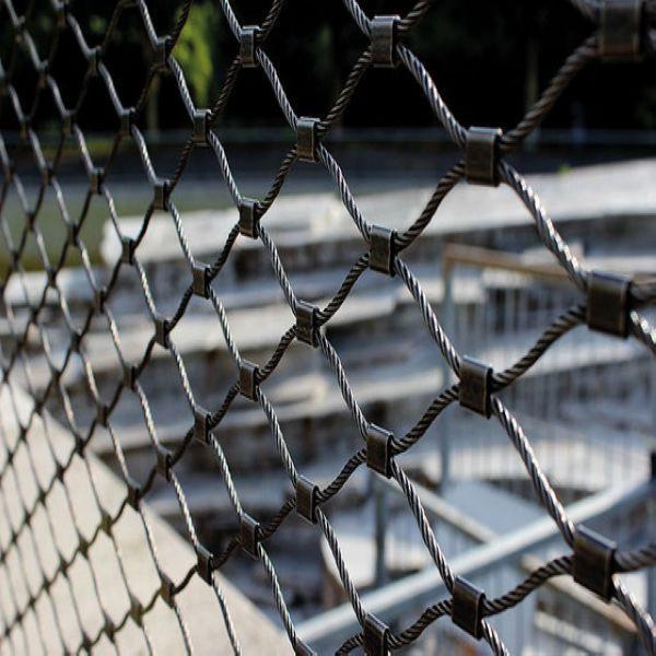 Black Oxide Flex Stainless Steel Wire Rope Mesh Net