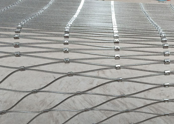 Woven Stainless Steel Cable Mesh Dia 1.5 To 3.0mm