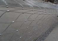 Customized Flexible Ferrule Stainless Steel Rope Mesh For stairway SS304 2.0 MM Wire