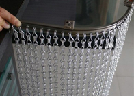 Customized Aluminium Chain Link Metal Curtain Walls For Shopping Mall 90x210cm