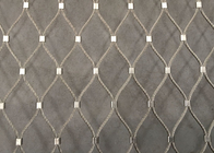 Stainless Steel Safety Netting Anti Alkali With Cable Mesh 4.0 Mm Wire