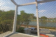 Customized 3/32inch Wire Stainless Steel Rope Mesh For Fence Weather Resistance