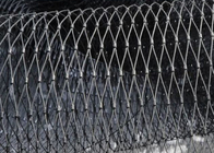 0.5-30meter Fall Prevention Balustrade Cable Mesh With Frame 2.0mm Wire