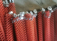 Anodic Oxidation Aluminum Chain Link Curtain For Decortaive And Partition
