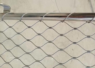 SS304 Rope Cable Mesh With Frame Customized For Boundary Wall