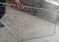 Protection 4mm Wire Rope Netting Easily Assembled Anti Corrosive Stainless Steel