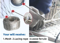 1.2mm-6.0mm Wire Rope Mesh Size 1m X 30m Or Customized