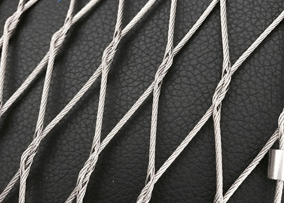 Ferruled / Woven Stainless Steel Rope Mesh 40*40 Aperture