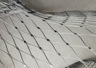 80x138mm Stainless Steel Rope Mesh Net Customized Height Polished Surface Treatment