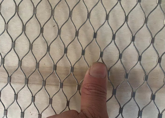 Customized Playground 304 Stainless Steel Rope Mesh Netting Anti Rust