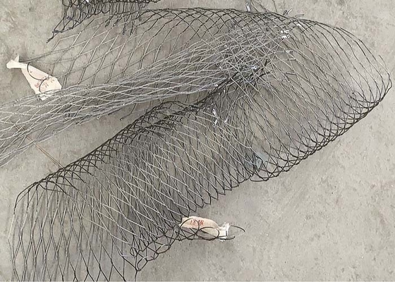 Flexible Inox 316L Stainless Steel Rope Wire Mesh Rhombus Shaped