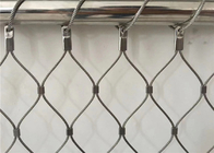 Polished Surface Zoo Wire Mesh With Stainless Steel Wire Rope