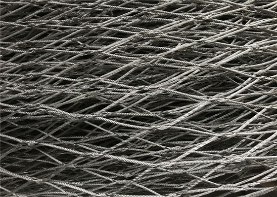 Diamond Stainless Steel Aviary Wire Netting Zoo Flexible Rope Mesh