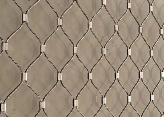 Rust Resistant Knotted Type Metal Bird Aviary Mesh Used In Zoo Mesh
