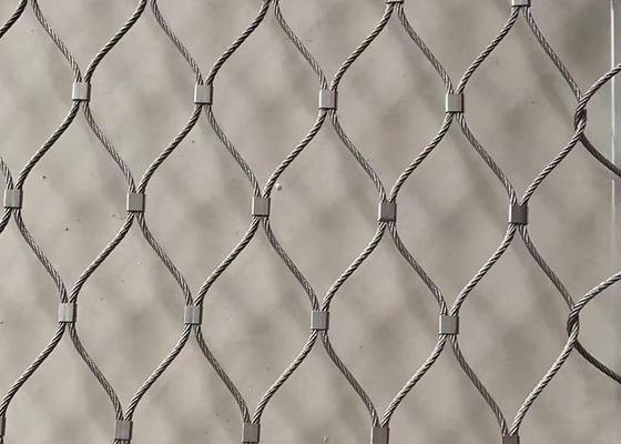 Durable Stainless Steel Cable Zoo Wire Mesh Enclosures For Lion