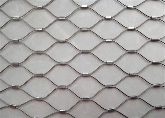 Flexible Diamond Hole Wire Fence Rope Mesh Netting Zoo Animal Net