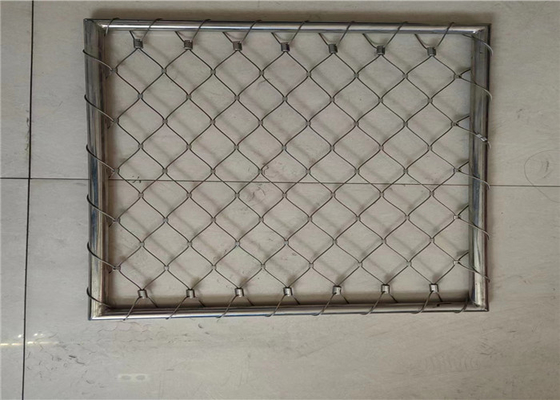 Stainless Steel Knotted Poultry Netting Zoo Animal Rope Mesh