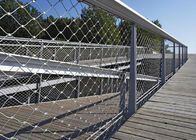 Stainless Steel Wire Rope Mesh for Balustrade of Bridge with Cable Netting 3.0 mm rope 80*80 mm hole