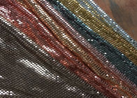 Splendent 4MM Square Metal Sequin Fabric Decoration For Dresses / Garment