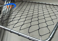Outdoor Decorative Metal Rope Mesh Rust Resistant 100-110000 PSI Tensile Strength