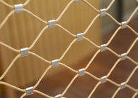 Rhombus Woven Stainless Steel Rope Net Unique Indestructible SGS Certificated
