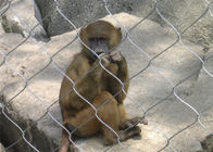 Hand Woven Zoo Wire Mesh Pongidae Enclosure 60 / 90 Degree Mesh Angle