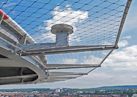 Webnet Flexible Balustrade Architectural Wire Mesh 7*7 For Bridge Stairway