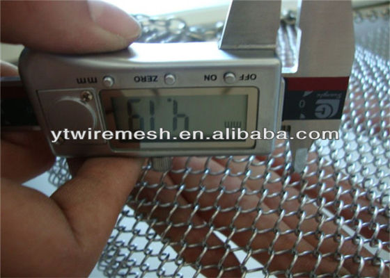 Aluminum Hanging Metal Coil Drapery / Curtain Product 1.5mm