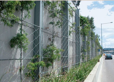 flexible mesh SS Wire Trellis Fencing CE Approved Outdoor For Architectural