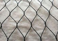 Black Oxidation Stainless Steel Cable Netting Wire Mesh Flexible Woven Type