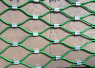 Softly Flex Decorative Wire Mesh Fencing , PVC /  Nylon Woven Rope Mesh