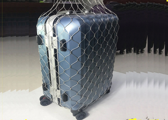 SS316 Dropsafe Nets For Overhead Fixtures Stailess Steel Wire Rope Mesh