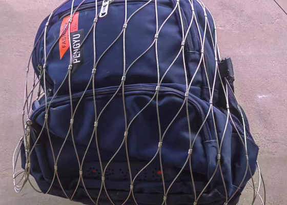 316 Drop Preventing Net For Anti Theft Stainless Steel Wire Mesh Bag