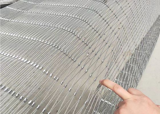 304 Balustrade Cable Mesh Protective Stainless Steel Anti Theft Wire Rope Mesh Bag