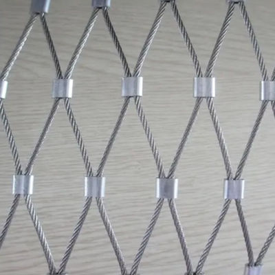 4mm Zoo Wire Mesh Fence Green Wall Mesh Safety Net Wire Rope Woven Mesh