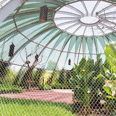 Hand Woven Flexible Stainless Steel Zoo Wire Mesh Cabel Net Bigger Hole