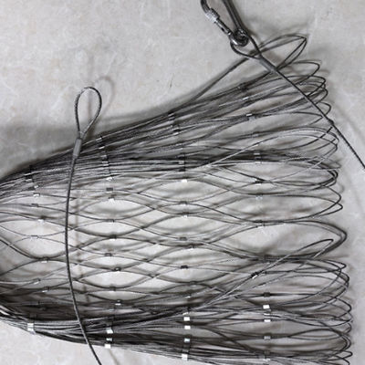 Lamp Anti Falling Safety Net Stainless Steel Wire Mesh Bag