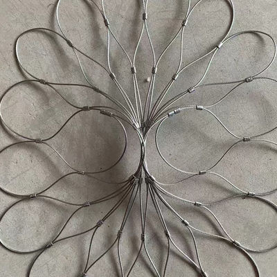 7x7 7x19 Anti Falling Safety Net For Floodlight / Speaker Mesh Safety Cover