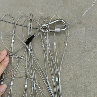 80mm Holesize Flexible Stainless Steel Rope Anti-Theft Mesh Bag