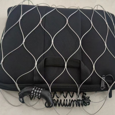 80mm Holesize Flexible Stainless Steel Rope Anti-Theft Mesh Bag