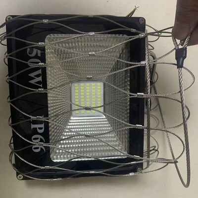 Safety 316 Cable Drop Preventing Net For Floodlight Camera Anti Drop