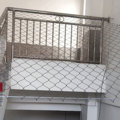 Aviary Wire Netting Flexible Wire Rope Cable Mesh For Zoo Enclosure