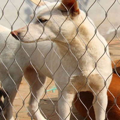316 Flexible Stainless Steel Wire Rope Zoo Mesh For Animal