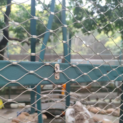 316 Flexible Stainless Steel Wire Rope Zoo Mesh For Animal