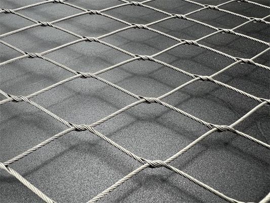 SS316 7*7 Stainless steel Balustrade Cable Mesh For Staircase