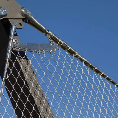 Ferruled 304 316 Stainless Steel Cable Rope Mesh Bird Netting Aviary Mesh