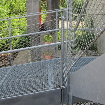 Knotted Black Stainless Steel Wire Rope Animal Cable Security Netting For Enclosure Aviary