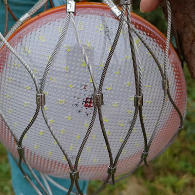 Stainless Steel 316 7 X 7 Cable Anti Drop Cover Safe Net Falling Prevention Net