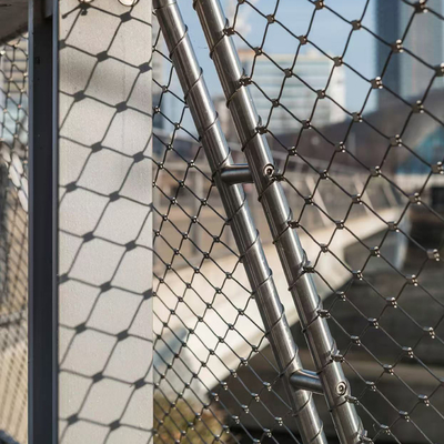 2mm 50mm Hole Size 316 Stainless Steel Aviary Wire Rope Mesh for Zoos